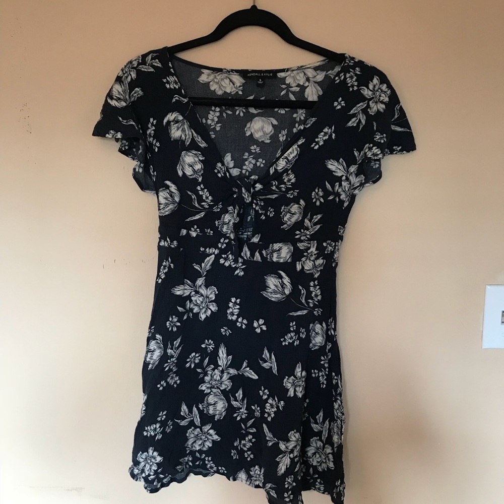 Blue Floral Dress